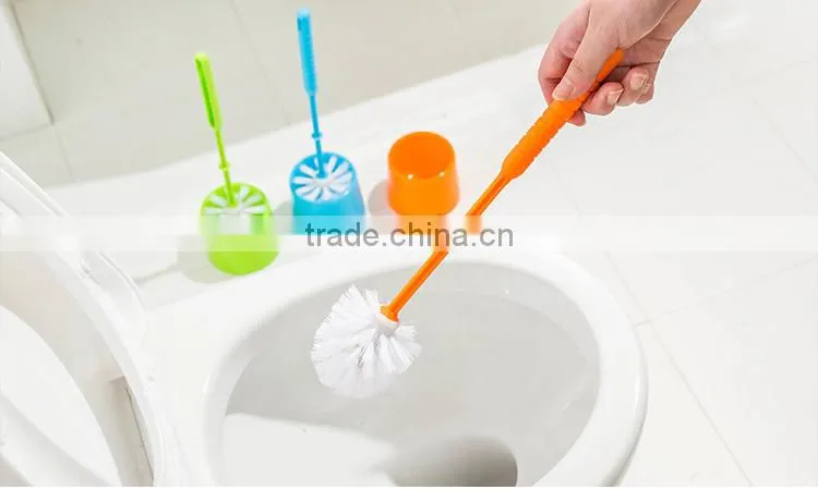 Plastic toilet brush clean brush bathroom brush holder
