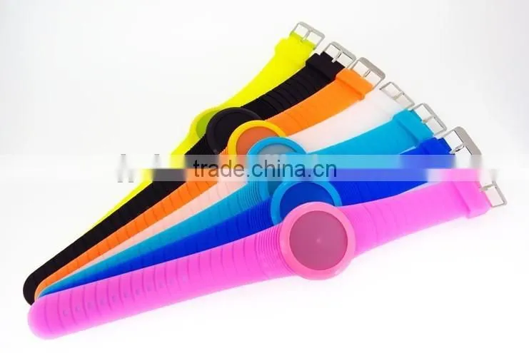 Women men Waterproof Touch Screen LED Digatal Silicone Jelly Watch Student Boy