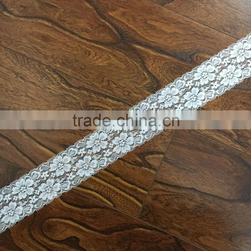 spandex nylon lace trim whosale knit lace 8801