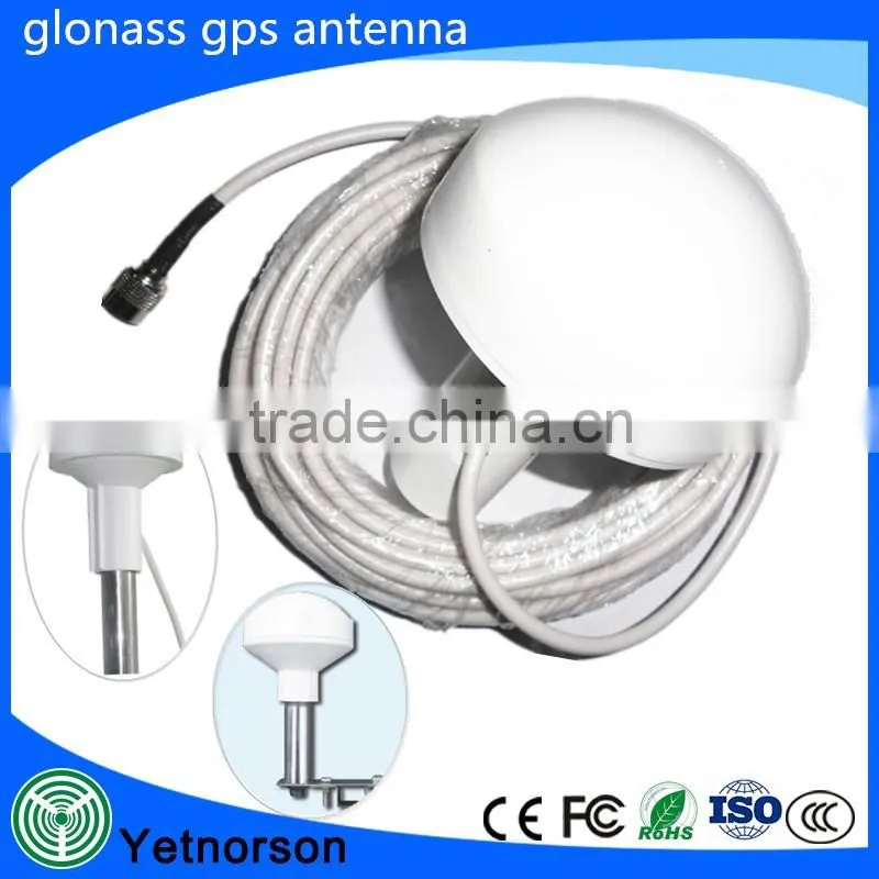 Active Marine GLONASS GPS Tracker External Antenna with 48dBi high gain with RG58 BNC Connector
