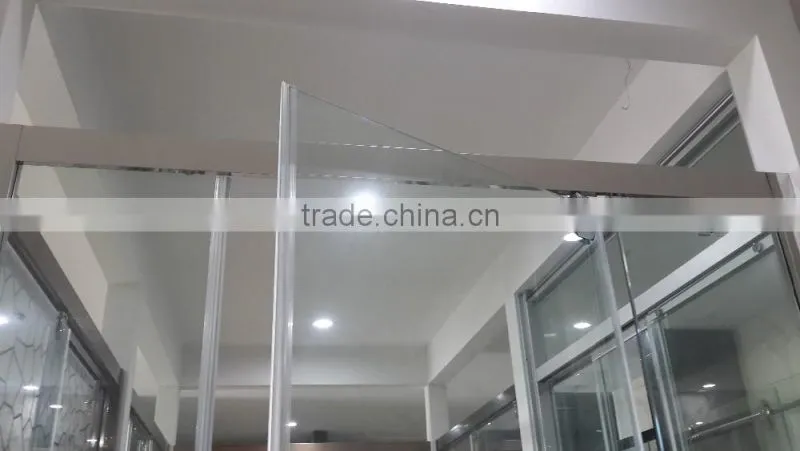 Stainless Steel Frame Hinge Glass Shower Door D62