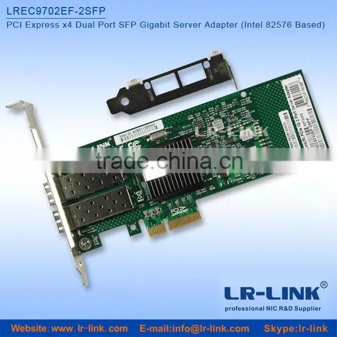 LR-LINK LREC9812BT PCIe X8 2 Port RJ45 Connector Ethernet Network 10Gb Card With Intel X540AT2 Chipset