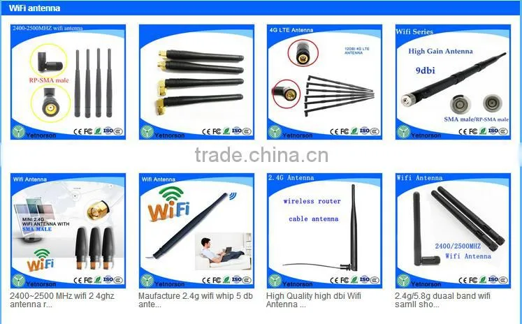 2.4GHz RP-SMA 2db omnidirectional antenna 25.6mm