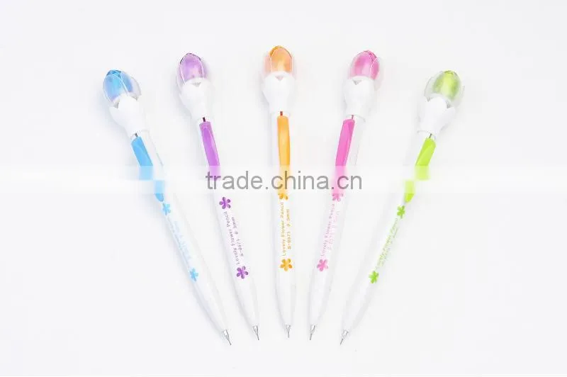 flower mechanical pencil,promotional pencil