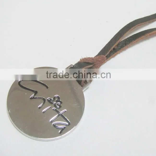 brand logo metal tag
