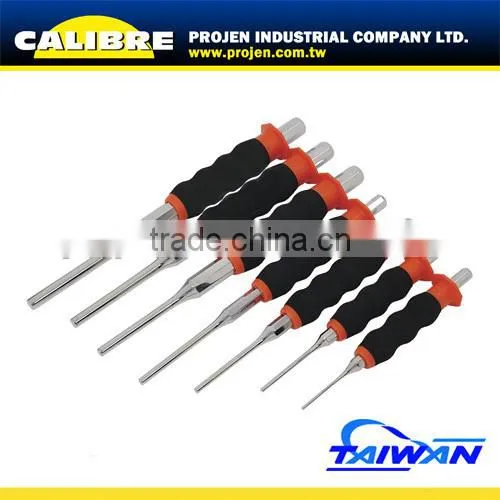 CALIBRE Taiwan Hand tool 6pc 8-14mm Parallel Pin Punch Set