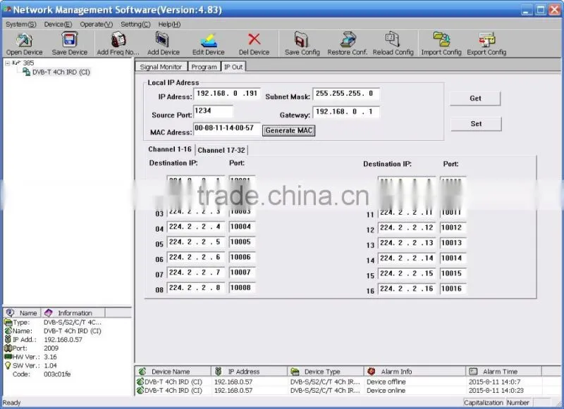 SC-5419 4in1dvb-t2 sd iptv ird