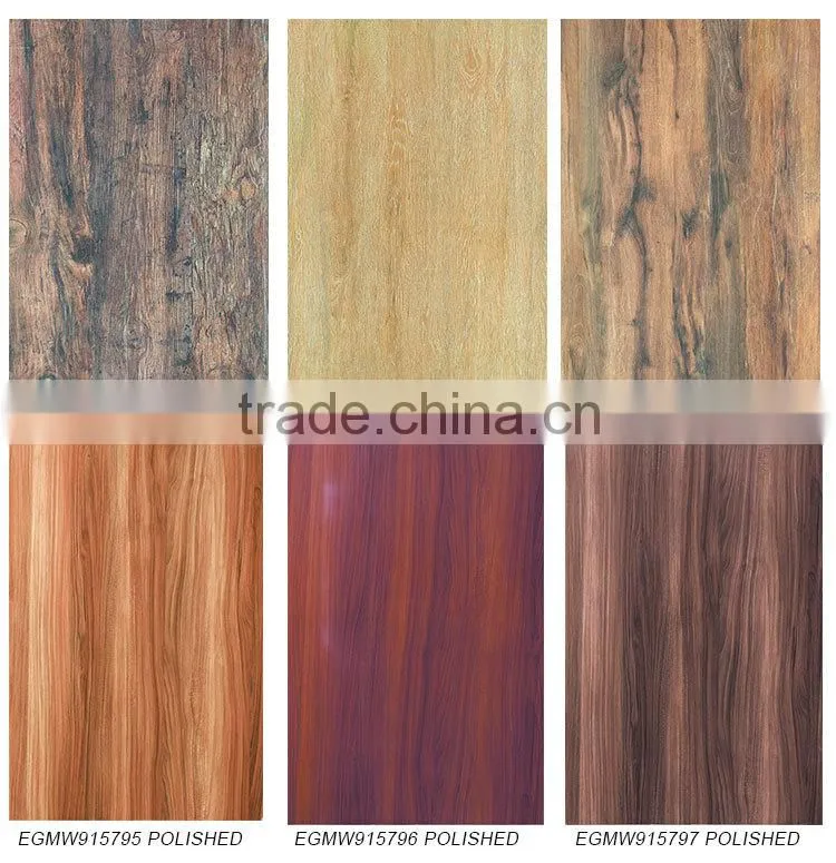Non slip different sizes timber matte rustic glazed polished porcelain wood ceramic floor tile