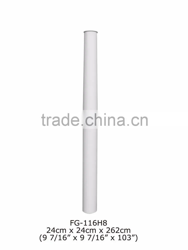 2016 High Quality Good price beautiful polystyrene Crown roman column for sale
