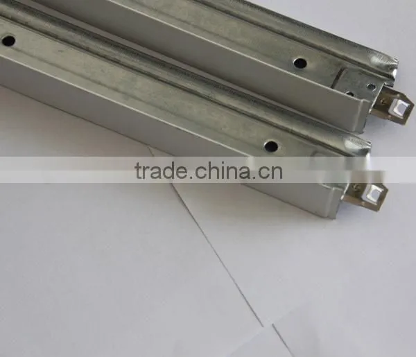 2015 fashion beautiful pattern ceiling grid types with 15- year quality guarantee from Hebei ceiling factory