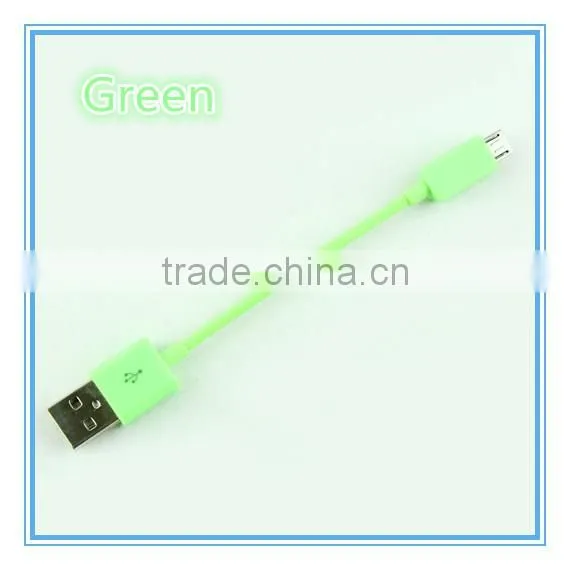 20cm Short Micro USB Cable,5 wire Micro Mini USB Cable,USB Data Sync Cable for smartphone