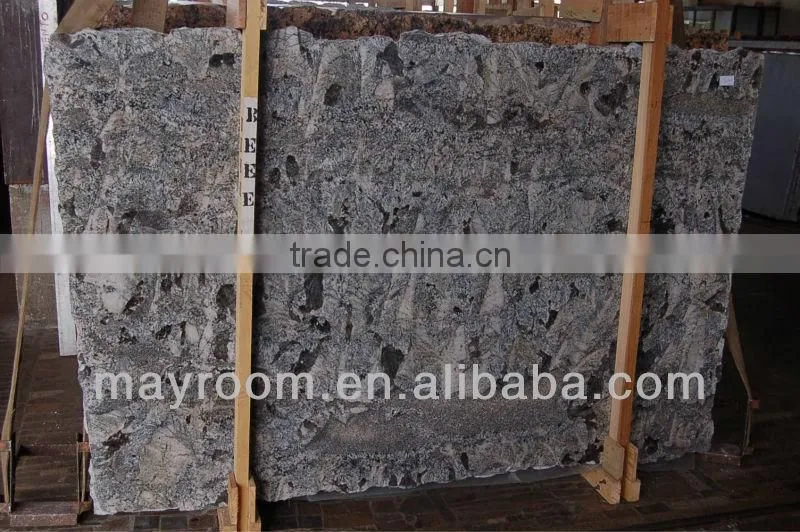 Cosmic Black / Titanium black granite slab