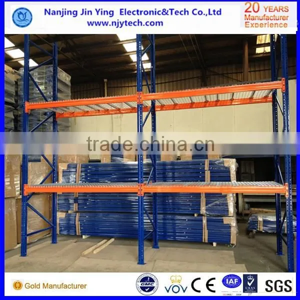 Warehouse storage heavy duty beem racking