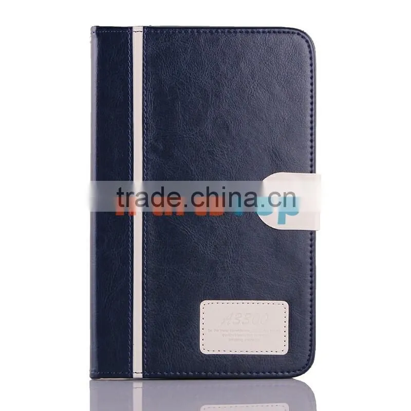Wholesale Colored Leather Case For Lenovo IdeaTab A3300 A7-30 Flip Cover TPU Protective Case