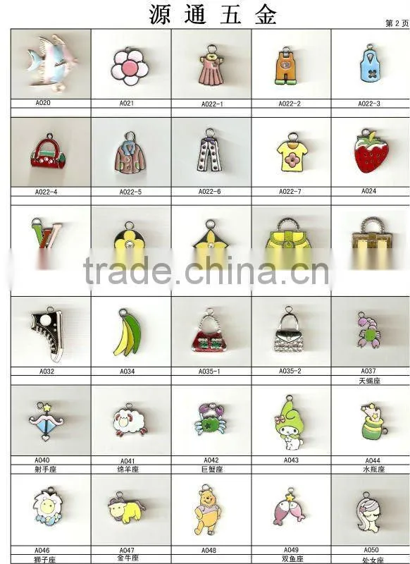 Apple Shape Jewelry Accessory Pendant Red,Yellow,Green Color