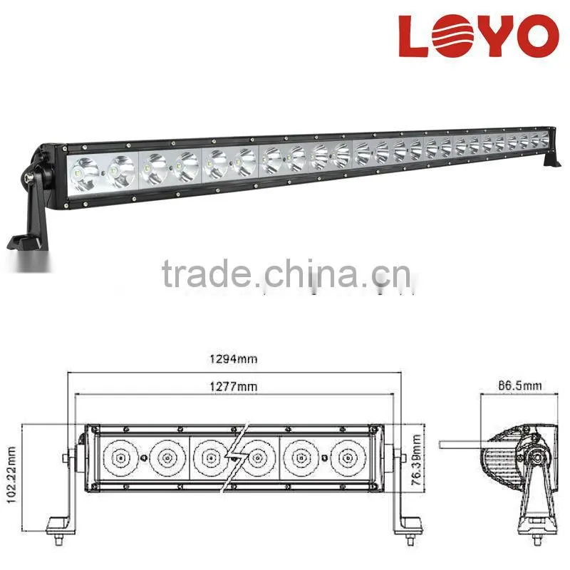 50'' LED off light bar 10-30V DC for Trucks OFFROAD TRUCK 4WD 240W led flood light