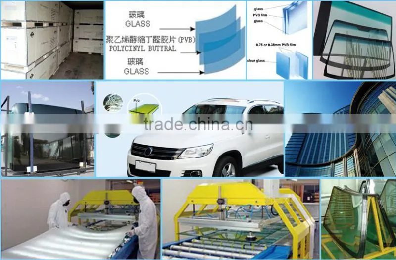 ocean blue PVB film used for architectural glass with best price