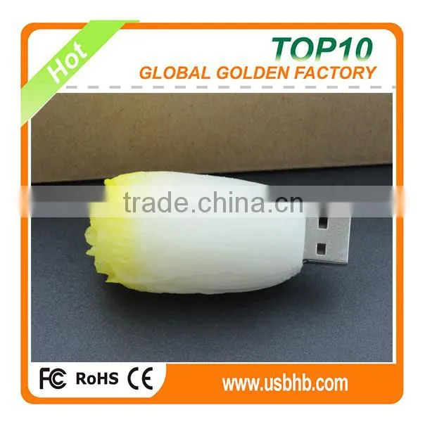 China wholesale bulk 2gb 4gb 8gb cute PVC cabbage pendrive