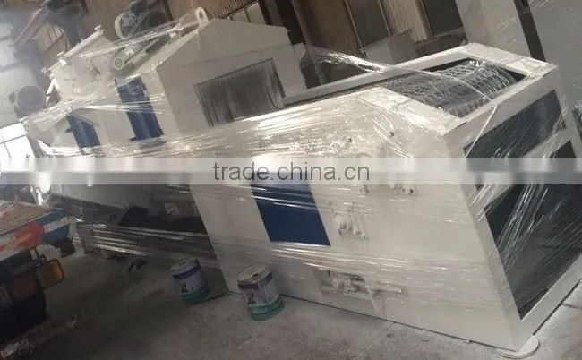 Wire mesh belt wheel blasting machines