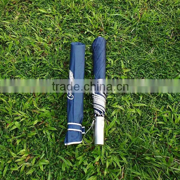 silver coating uv protection folding beach sun umbrella