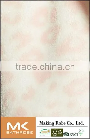 Girls Coral Fleece Bathrobe with Animal Hood