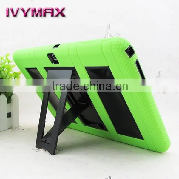 Fancy hybrid tablet case for samsung T530 dual protective case