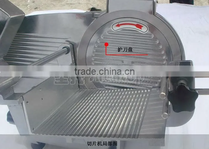 Shentop semi-auto slice machine 10 inch STBU003 meat slicing machine frozen meat slicer