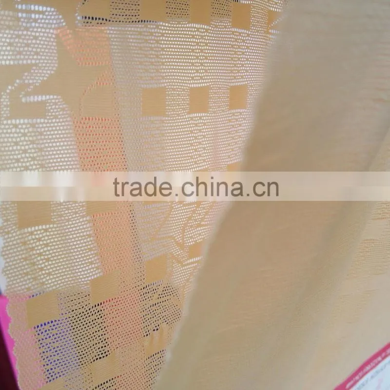 Factory new design 90/10 nylon spandex four-angle star patern jacquard mesh fabric, fashion garments jacquard mesh fabric