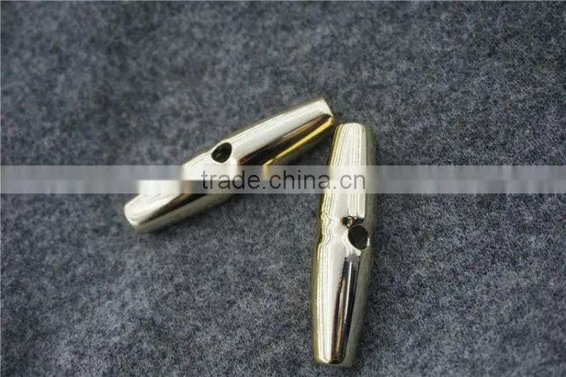 FASHION PLATING SIGLE HOLE BAR BUTTON FOR CLOTHING