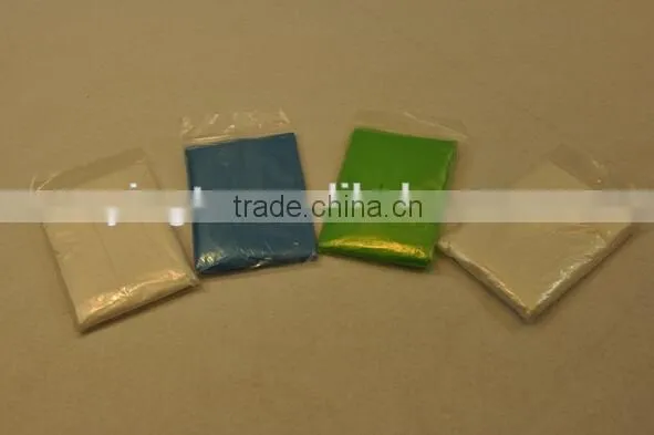 disposable pe plastic logo disposable rain poncho