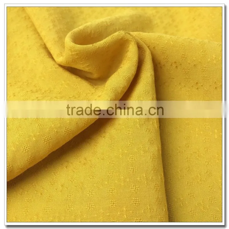 Heavy Polyester Elastane Jacquard Fleece Fabric
