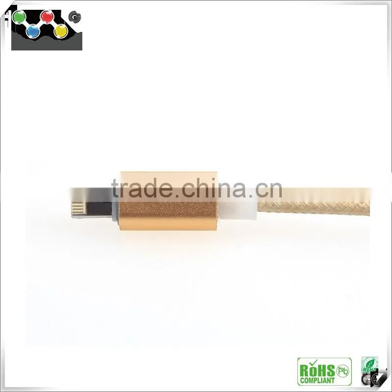 Factory New Products ! Fashion USB 2.0 Connector Cable, Two Sided Usb Cable for iPhone&Android Mobile Phone