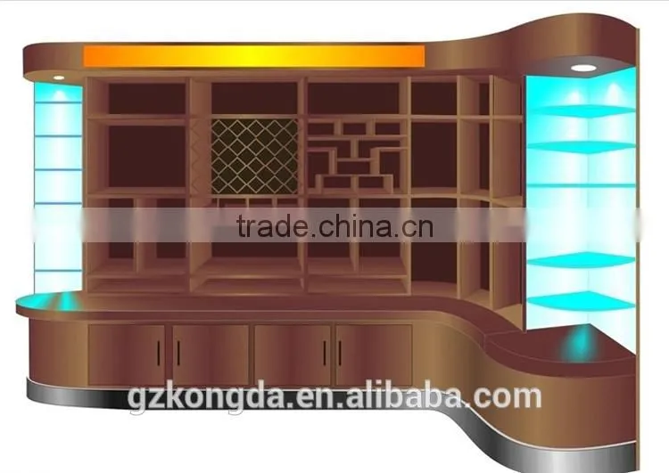 Supply all kinds of makeup display counter,jewelry display shop counter,counter display of cosmetic showcase