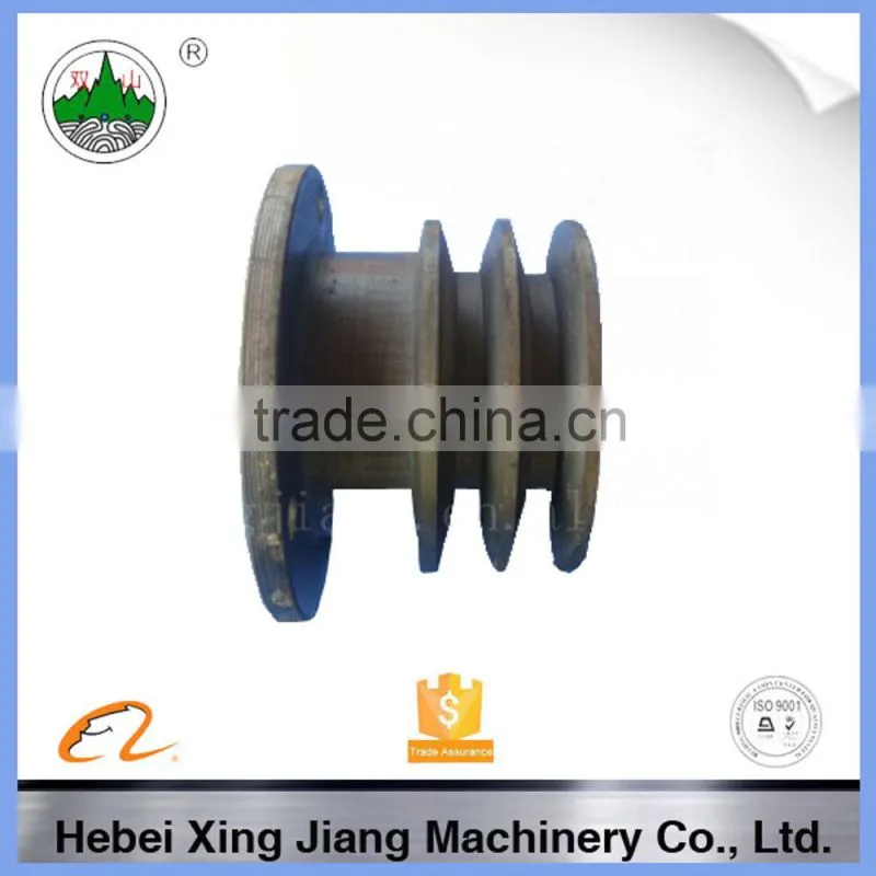 High performance V belt pulley famous pulley block, reliable engine crankshaft pulley