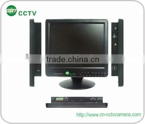 4CH real time lcd monitor dvr recorder (GRT-DK7504MH)