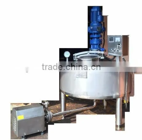 300L stainless steel heating and mixing tank
