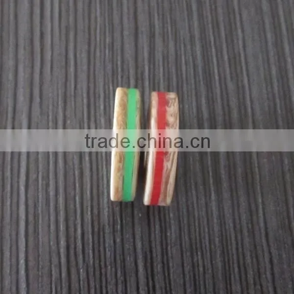 Special Technich Made Wooden Color Plastic Button