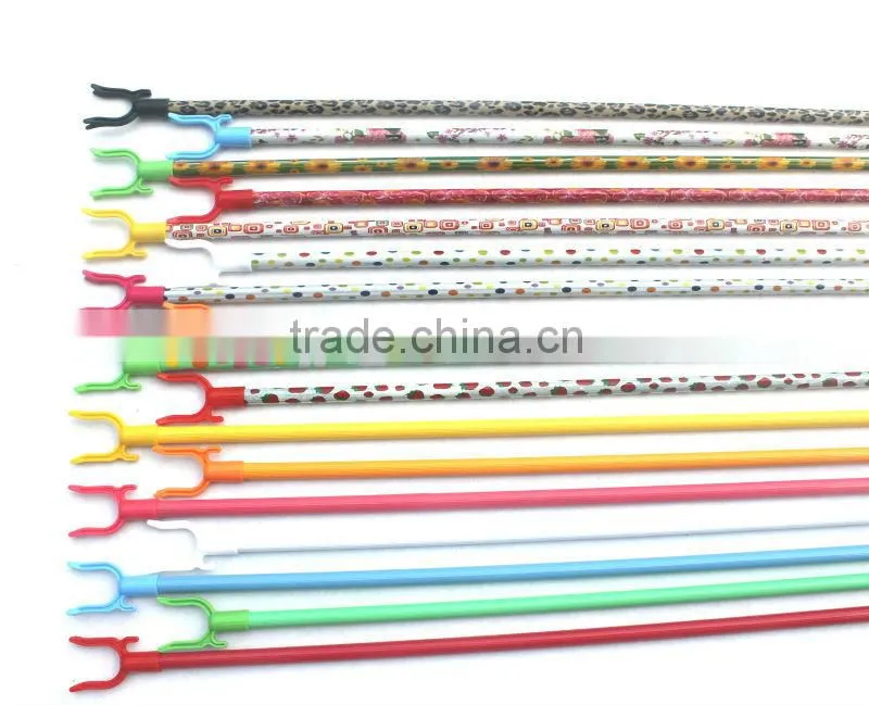 Striped PVC cover cloth hanger fork with high quanlity and competitive price