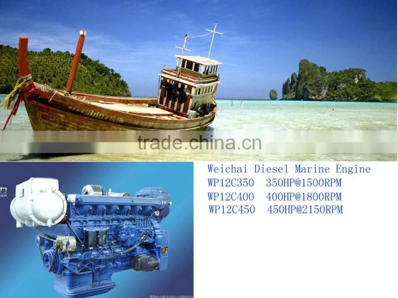 Marine Diesel Engine with Gearbox with CE made in weifang city