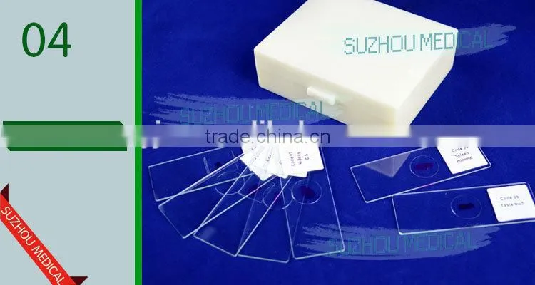 Lab accessories microbiology bacteria prepared slides