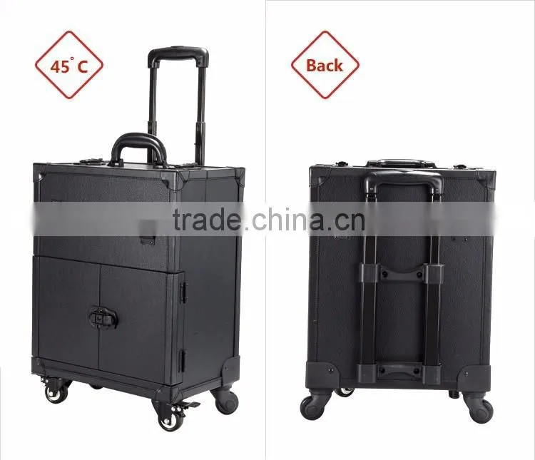 multifunction pvc leather makeup vanity cosmetic case wholesale