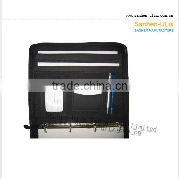 PU A4 ZIPPER PORTFOLIO DELUXE WITH ZIPPER CLOSURE