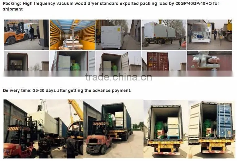 Machinery for drying wood/veneer, HF vacuum wood drying machinery