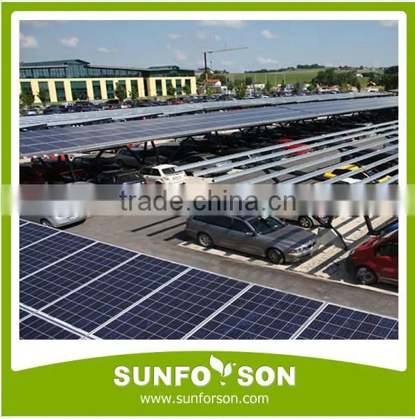 Stable Solar Panel Mount Structure Extruded Al6005 Carport Mounting