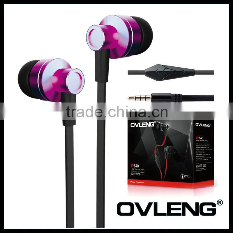 OVLENG IP640 mobile earphone for iphone 5s/ samsung /meizu