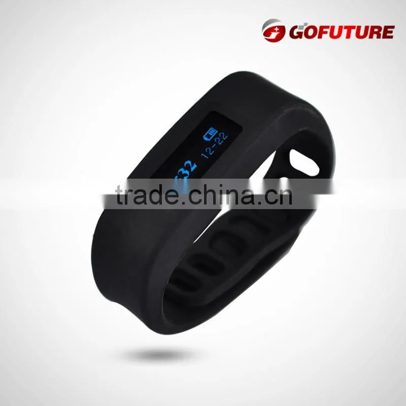Hot New Products for 2015 Smart Watch silicone bracelet wristband pedometer