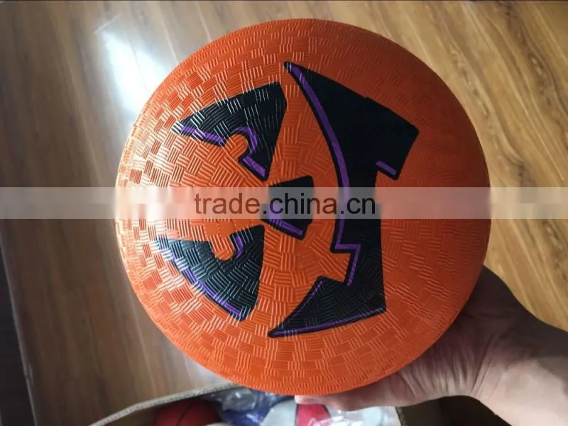 8.5 inch inflatable rubber playground bouncing balls for kids
