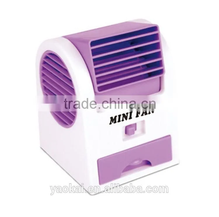 2016 NEW Hot Portable USB Mini Small Fan Cooling Desktop USB battery two way power Air Conditioner Bladeless fan