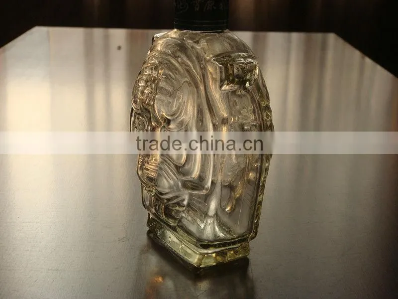 500ml Tiger animal Shape Wine Bottle Vodka Bottle Liquor Bottle