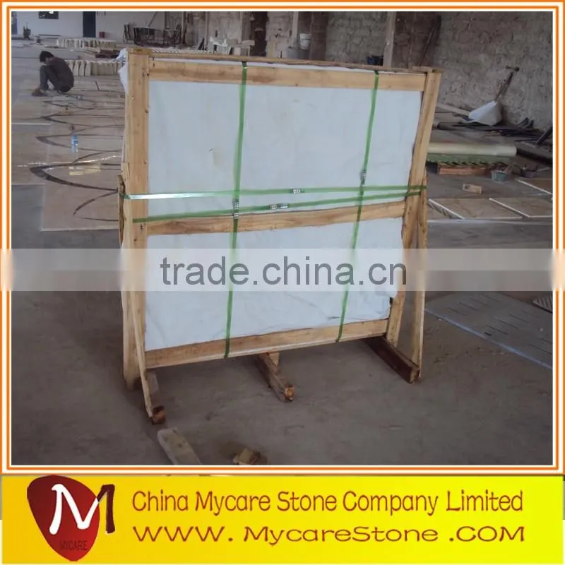Popular design marble pattern water jet marble design